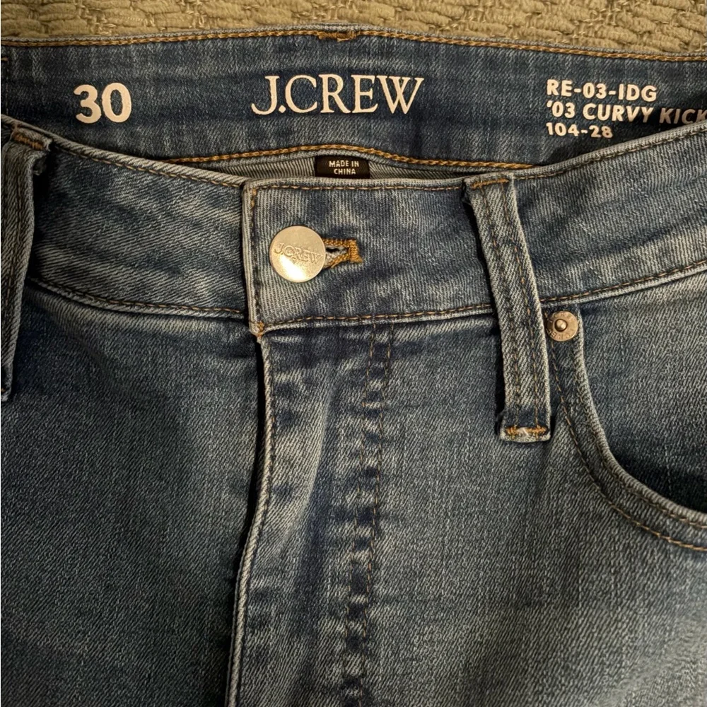 J.CREW CURVY KICK OUT JEANS SIZE 30 - Picture 5 of 6